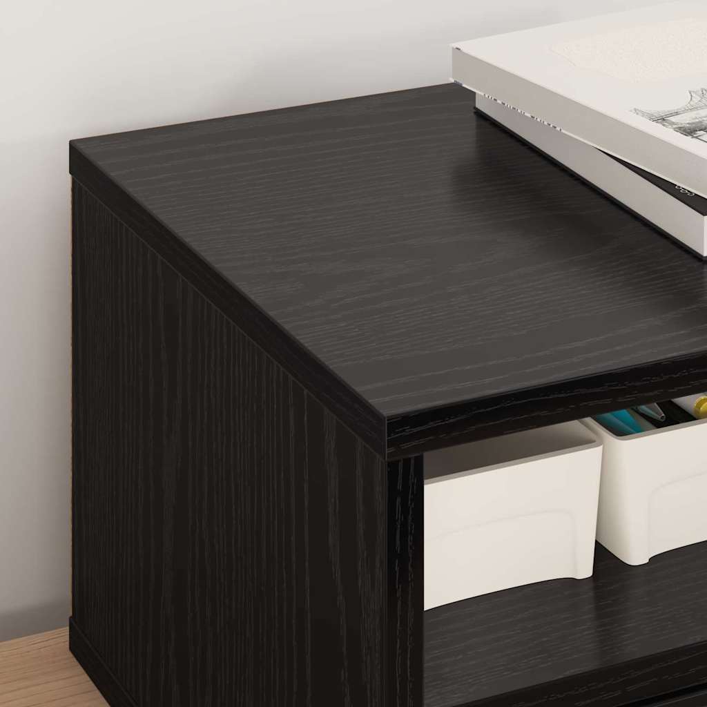 Printeri alus sahtliga Must tamm 40 x 32 x 24 cm Tehispuit - Image 4