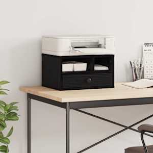Stojalo za tiskalnik s predalom Črna Orehovina 40 x 32 x 24 cm