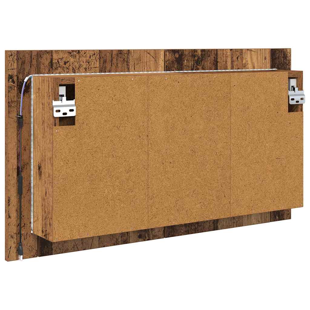 Vannitoa peeglikapp uksega Vana puit 80 x 12 x 45 cm Tehispuit 10 Kõik vajalik sinu aeda ja koju! Vannitoa peeglikapp uksega Vana puit 80 x 12 x 45 cm Tehispuit - Image 10