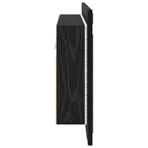 Koupelnová zrcadlová skříň s policí Černý dub 80 x 12 x 45 cm - obrázek 9