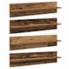 vidaXL Seinakarbid 4 tk Vana puit 80 x 11,5 x 18 cm Tehispuit