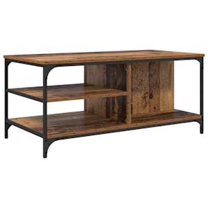 vidaXL Kohvilaud Vana puit 100 x 50 x 45 cm Tehispuit