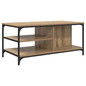 Konferenční stolek Artisanový dub 100 x 50 x 45 cm - obrázek 2