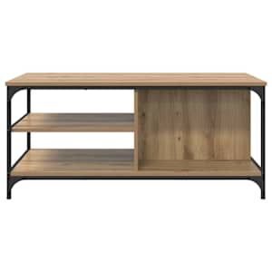 Konferenční stolek Artisanový dub 100 x 50 x 45 cm - obrázek 5
