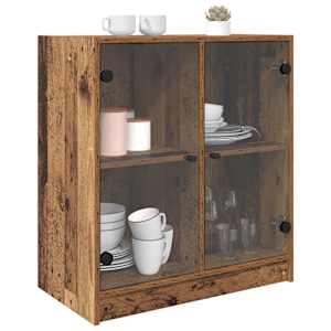 Boční skříňka Staré dřevo 68 x 37 x 75,5 cm kompozitní dřevo - obrázek 3