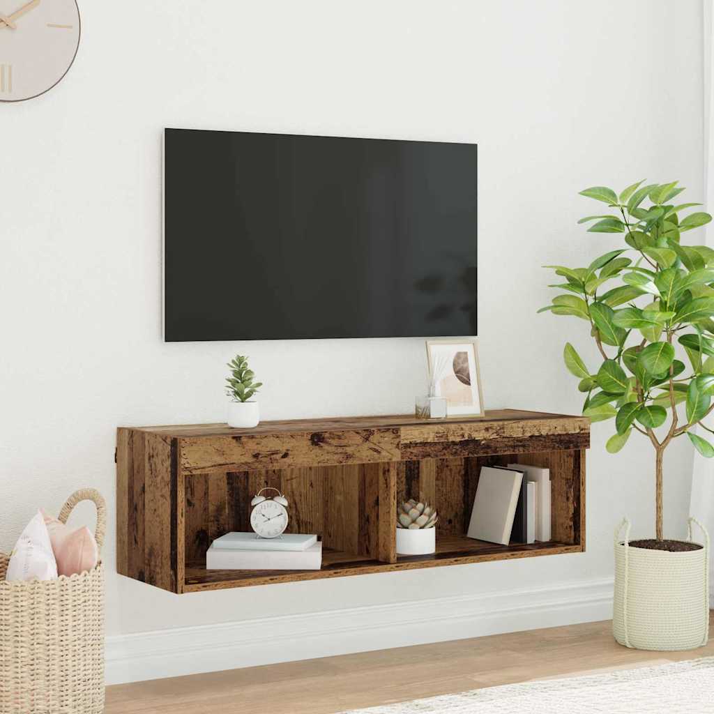 vidaXL TV-Schrankset Altholz 100 x 30 x 30 cm Holzwerkstoff