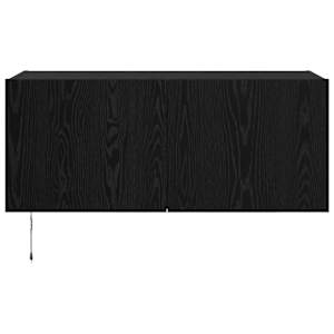 TV wall cabinet Černý dub 100 x 35 x 41 cm kompozitní dřevo - obrázek 9