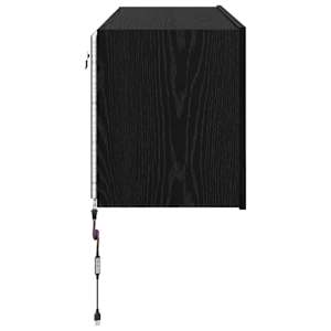 TV wall cabinet Černý dub 100 x 35 x 41 cm kompozitní dřevo - obrázek 10