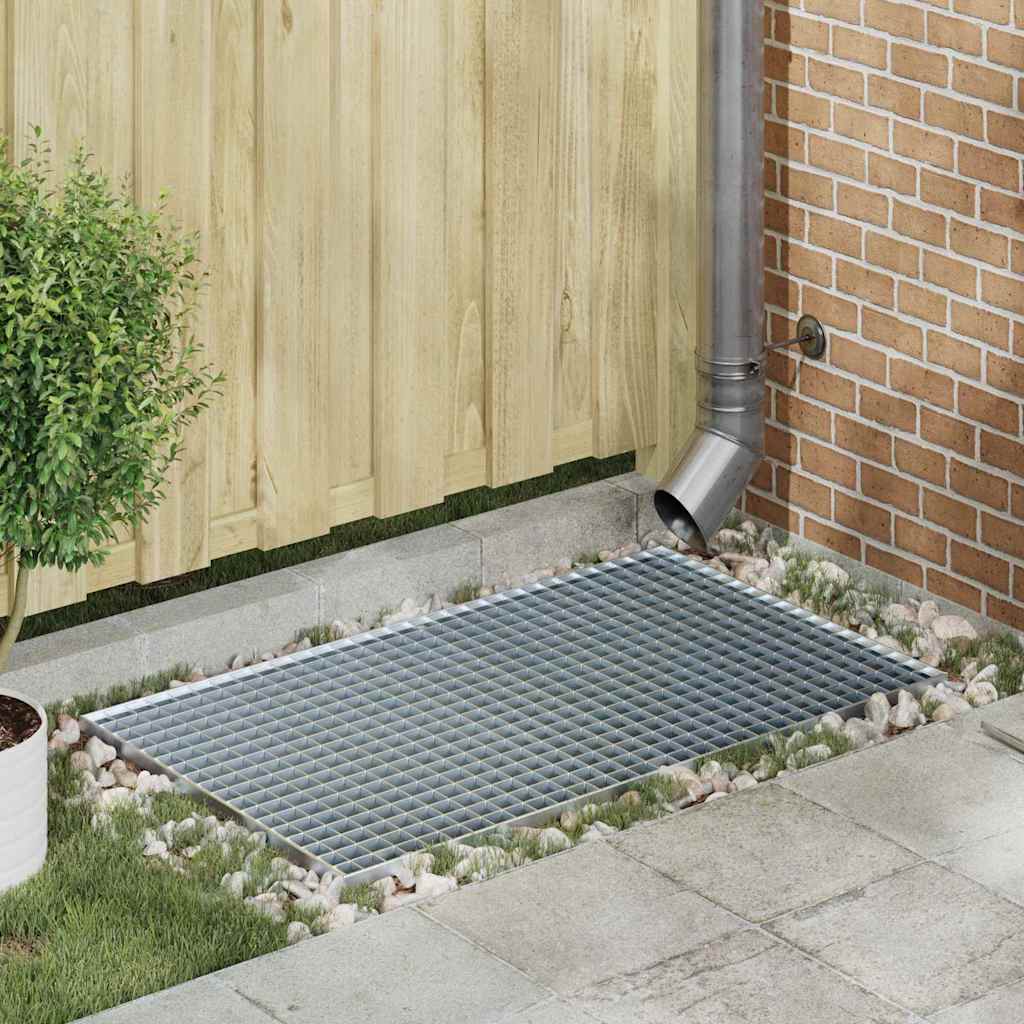 vidaXL Grătar Argintiu 30 x 30 x 2 cm Oțel galvanizat prin imersie