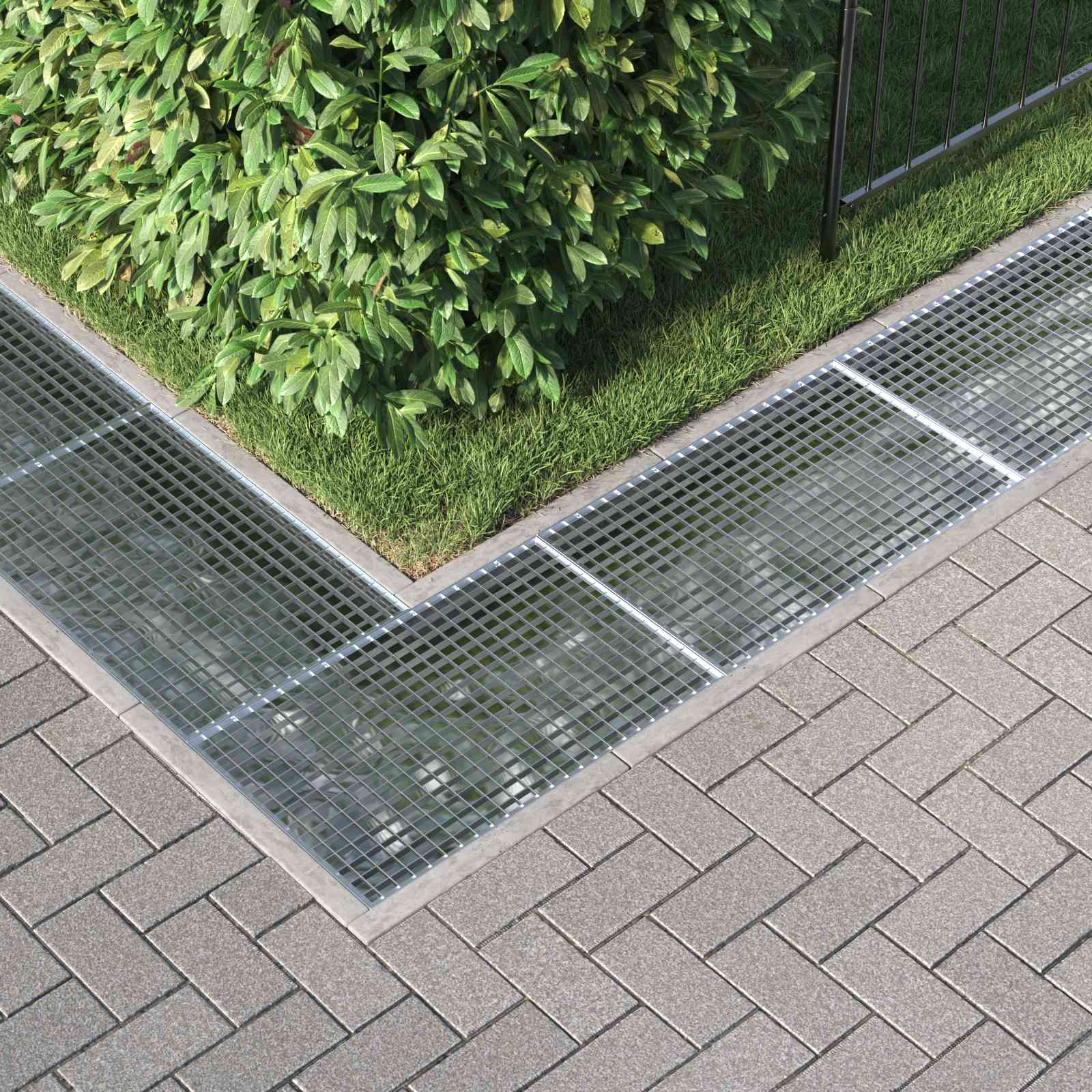 Thumbnail - vidaXL Gitter Silber 80 x 50 x 2 cm Feuerverzinkter Stahl