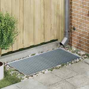 Rešetka srebrna 100 x 50 x 2 cm Jeklo vroče pocinkano