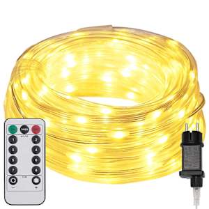 vidaXL K&ouml;&ouml;gi valgus koos 120 LED-iga Soe valge 5 m PVC
