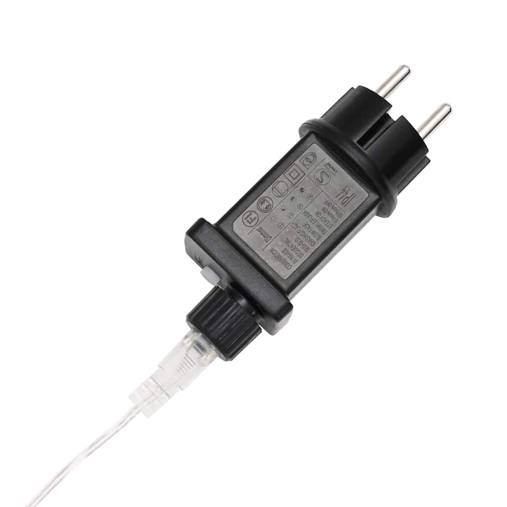 Φωτιστικό Συρματόσχοινο με 480 LED Θερμό λευκό 20 m PVC - Image 9