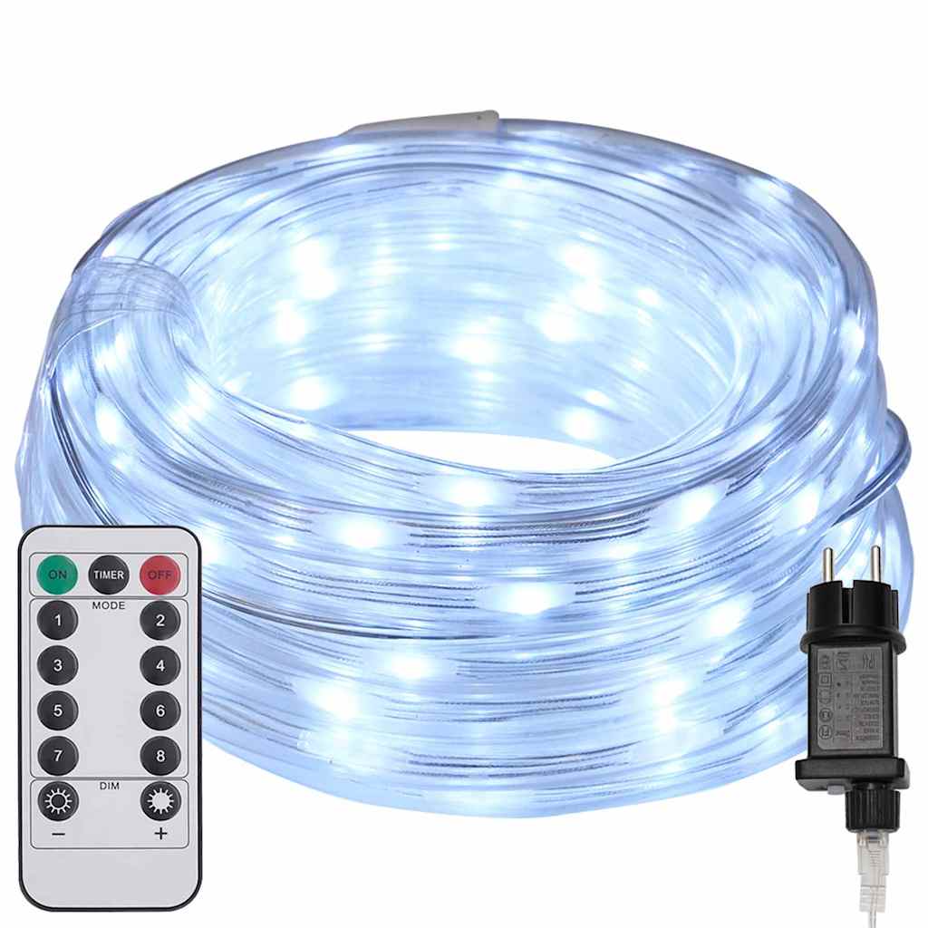 Thumbnail - vidaXL Lichtseil mit 480 LEDs Kaltweiß 20 m PVC