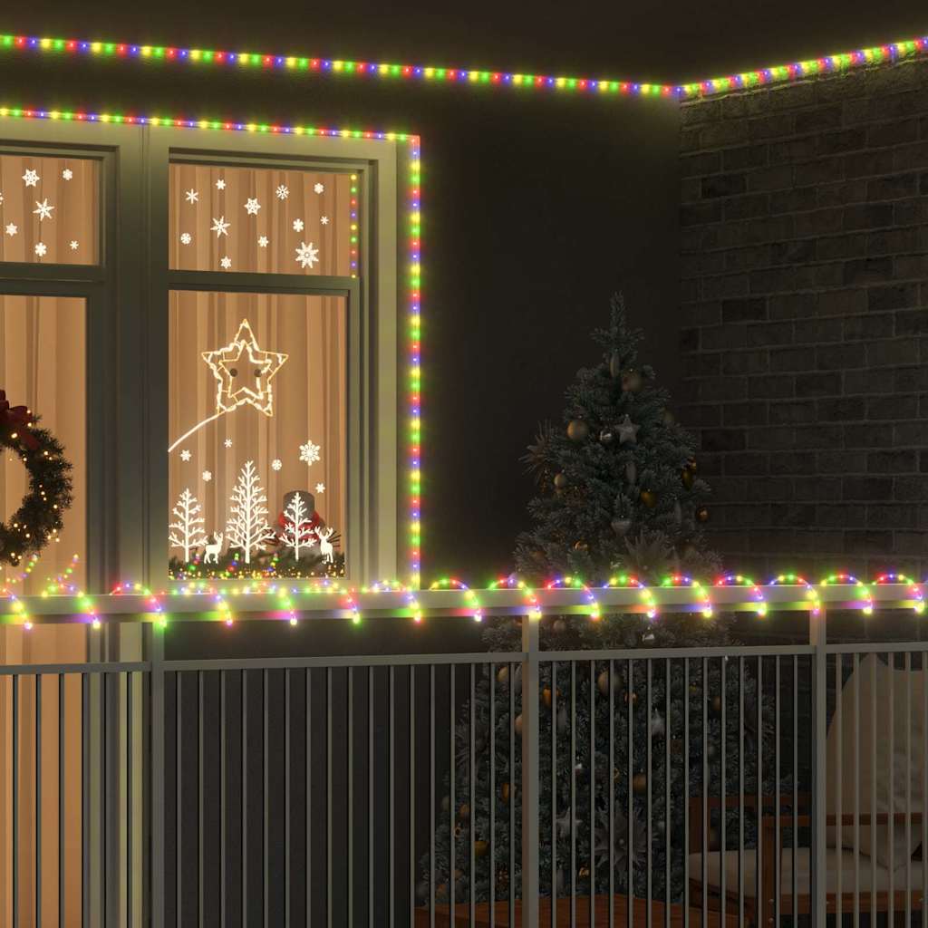 vidaXL Lumină cu sfoară cu 1200 LED Multicolour 50 m PVC