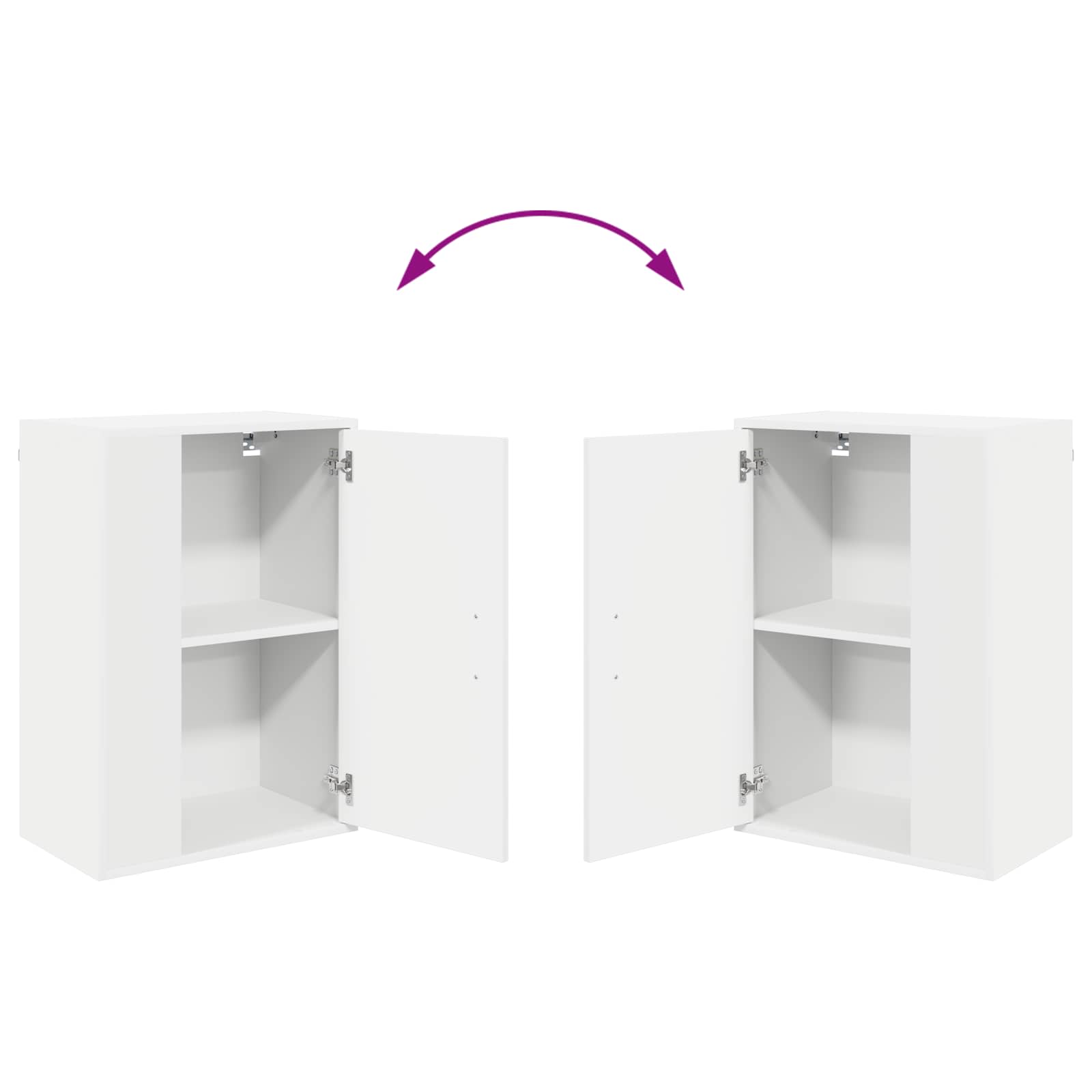 Telerikapi komplekt Seinale kinnitatav 4 pcs Valge Tehispuit 149 Kõik vajalik sinu aeda ja koju! Telerikapi komplekt Seinale kinnitatav 4 pcs Valge Tehispuit - Image 11