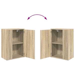 Sestava TV skříněk Nástěnný 4 pcs Sonoma dub Kompozitní dřevo - obrázek 11