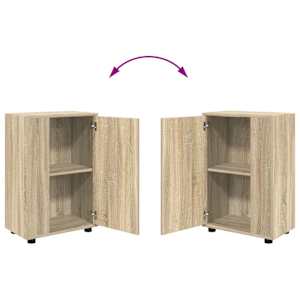 Sestava TV skříněk Nástěnný 4 pcs Sonoma dub Kompozitní dřevo - obrázek 12