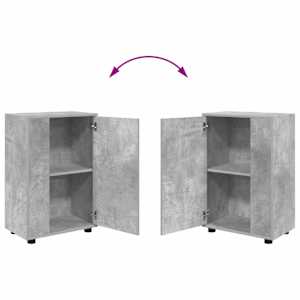 Sestava TV skříněk 4 pcs Betonově šedá Kompozitní dřevo - obrázek 12