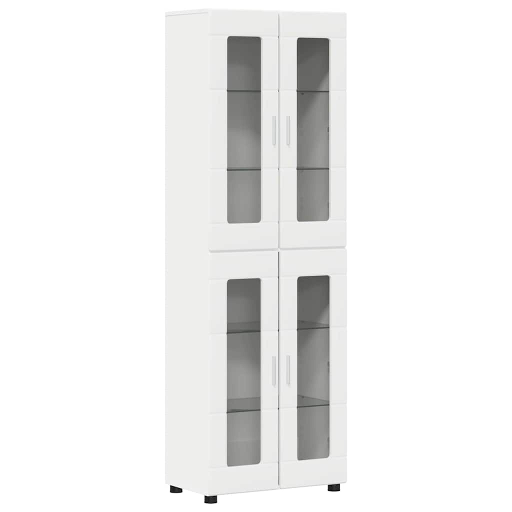 Thumbnail - vidaXL Highboard mit Regal FLORIN Weiß 60 x 35 x 182 cm Holzwerkstoff
