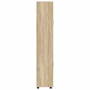 Vysoký bufet s policí FLORIN Sonoma dub 60 x 35 x 182 cm - obrázek 7