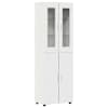 vidaXL K&otilde;rgushein FLORIN 60 x 35 x 182 cm Valge Tehispuit