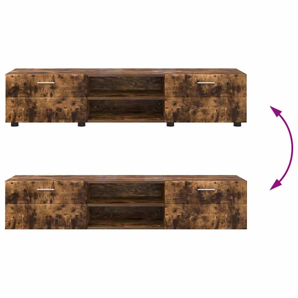 TV szekrény garnitúra fiókkal FLORIN Füstölt tölgy Faanyag