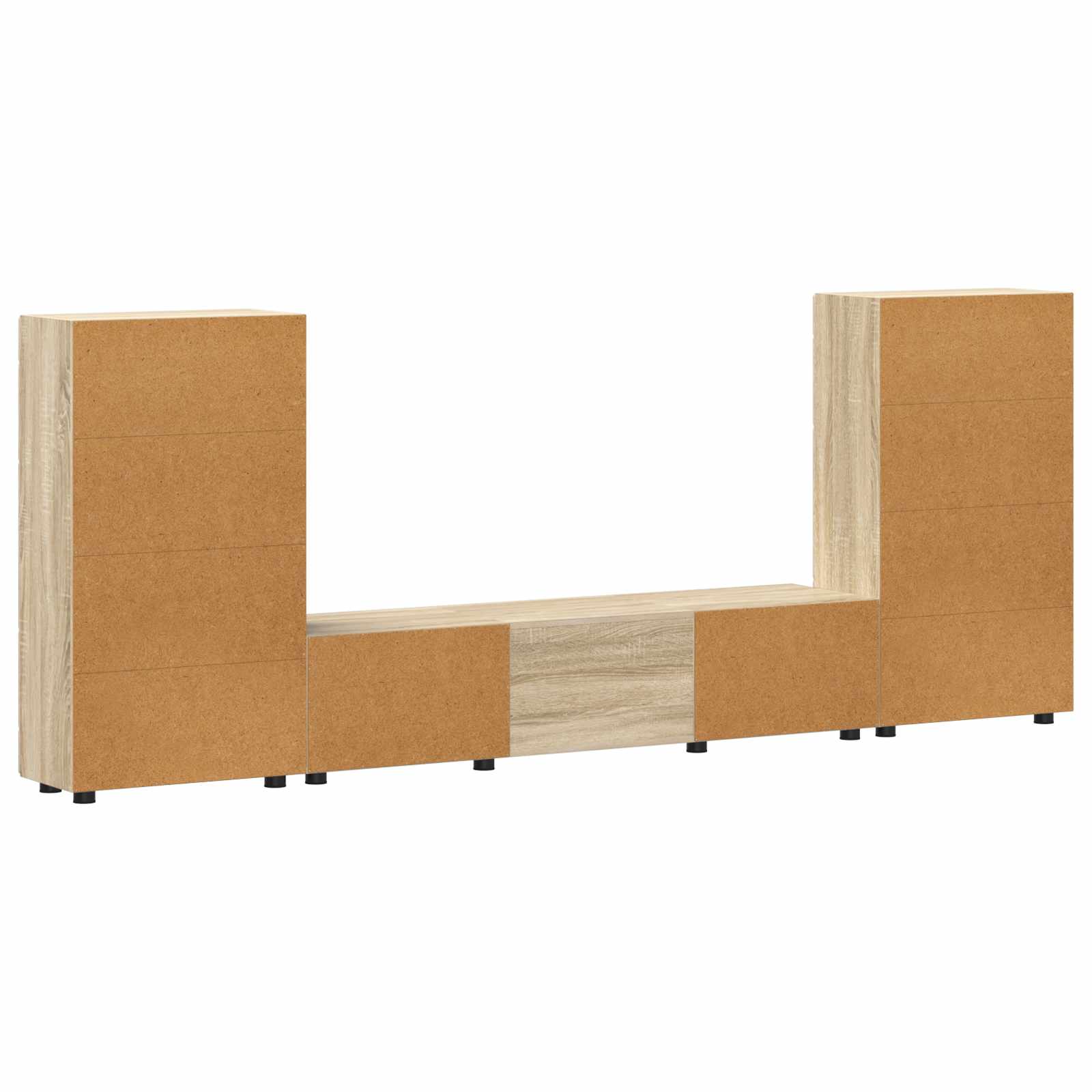 Komplet TV omaric FLORIN 3 pcs Sonoma hrast Konstruiran les - slika 10