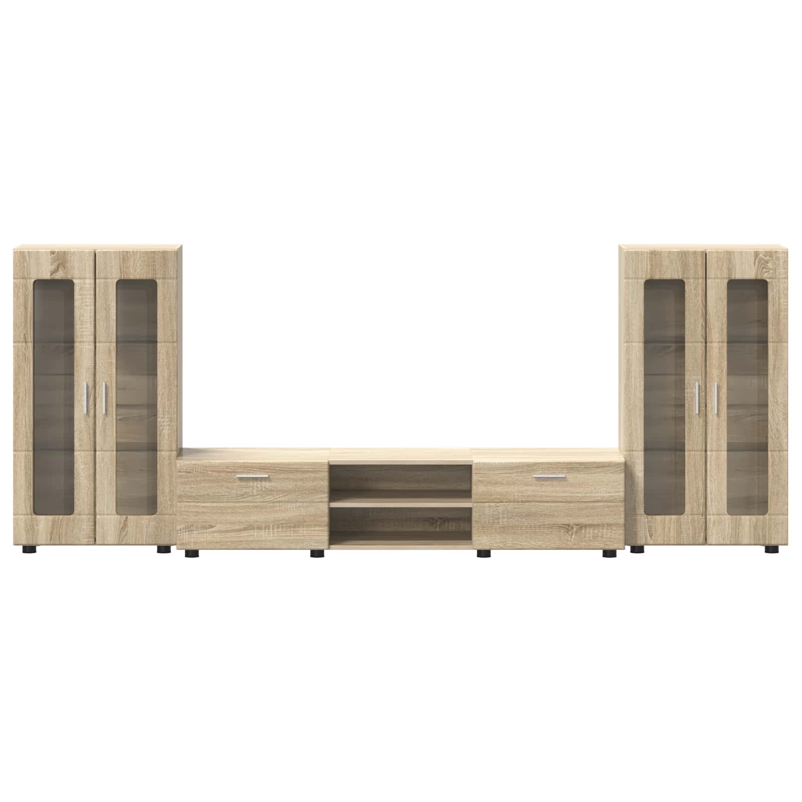 Komplet TV omaric FLORIN 3 pcs Sonoma hrast Konstruiran les - slika 9