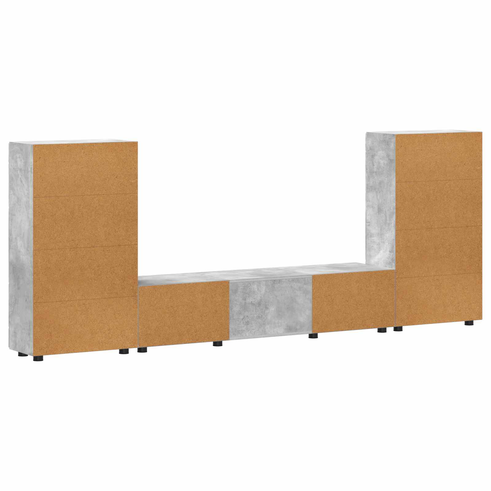 Telerikapi komplekt sahtliga FLORIN 3 pcs Betoonhall Tehispuit 171 Kõik vajalik sinu aeda ja koju! Telerikapi komplekt sahtliga FLORIN 3 pcs Betoonhall Tehispuit - Image 10