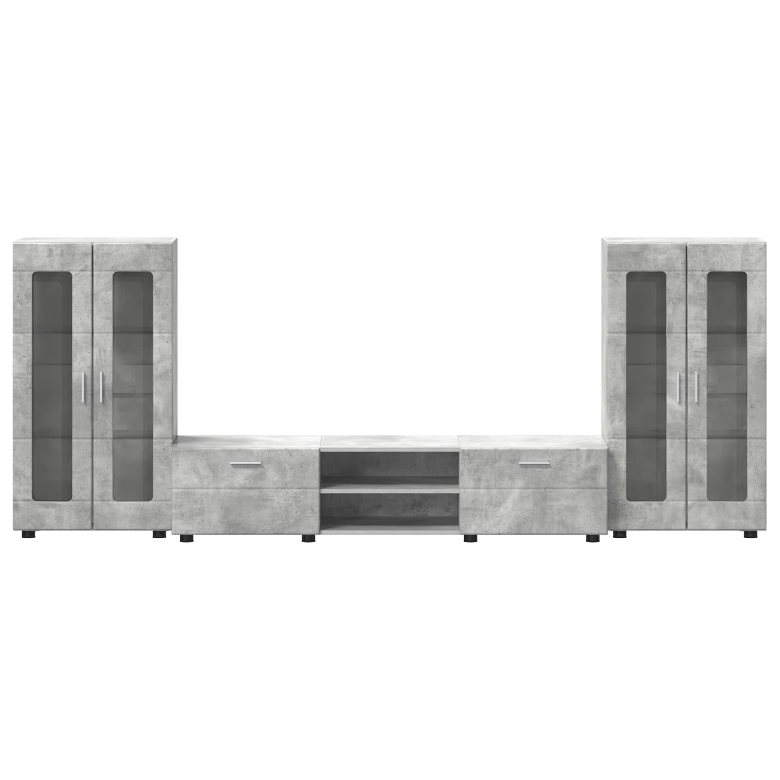 Telerikapi komplekt sahtliga FLORIN 3 pcs Betoonhall Tehispuit 170 Kõik vajalik sinu aeda ja koju! Telerikapi komplekt sahtliga FLORIN 3 pcs Betoonhall Tehispuit - Image 9