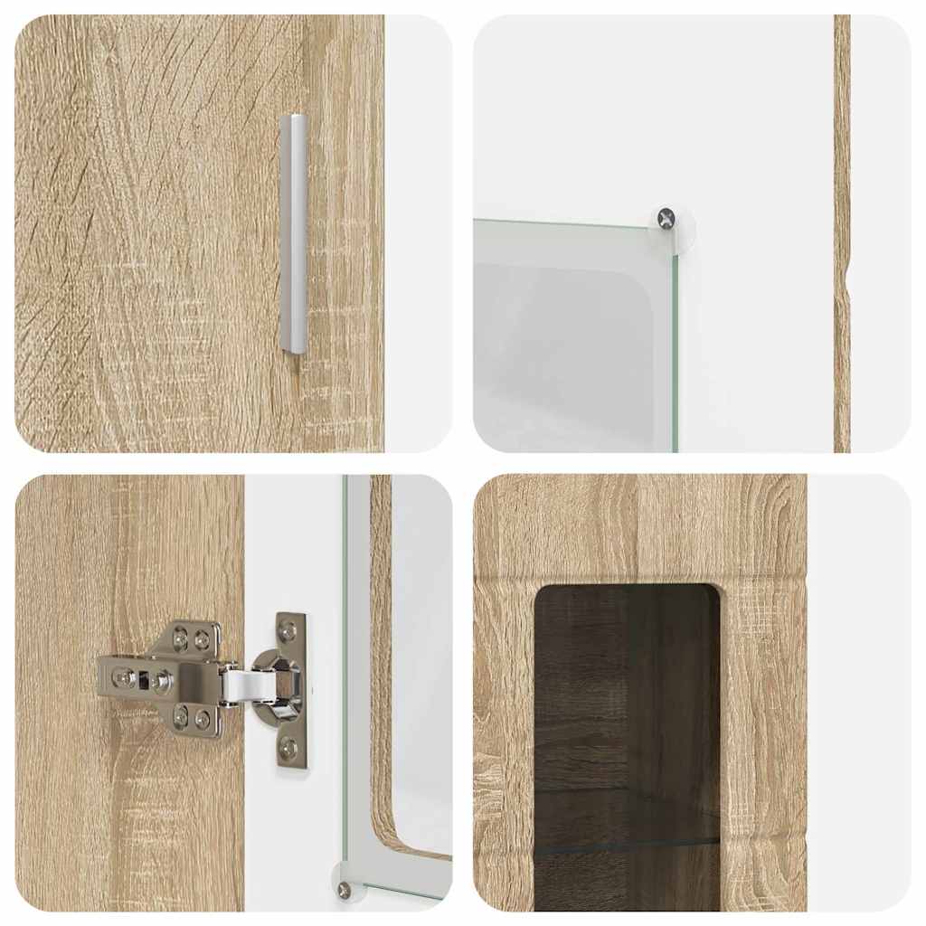 Komplet TV omaric s predalom Sonoma hrast Konstruiran les - slika 11