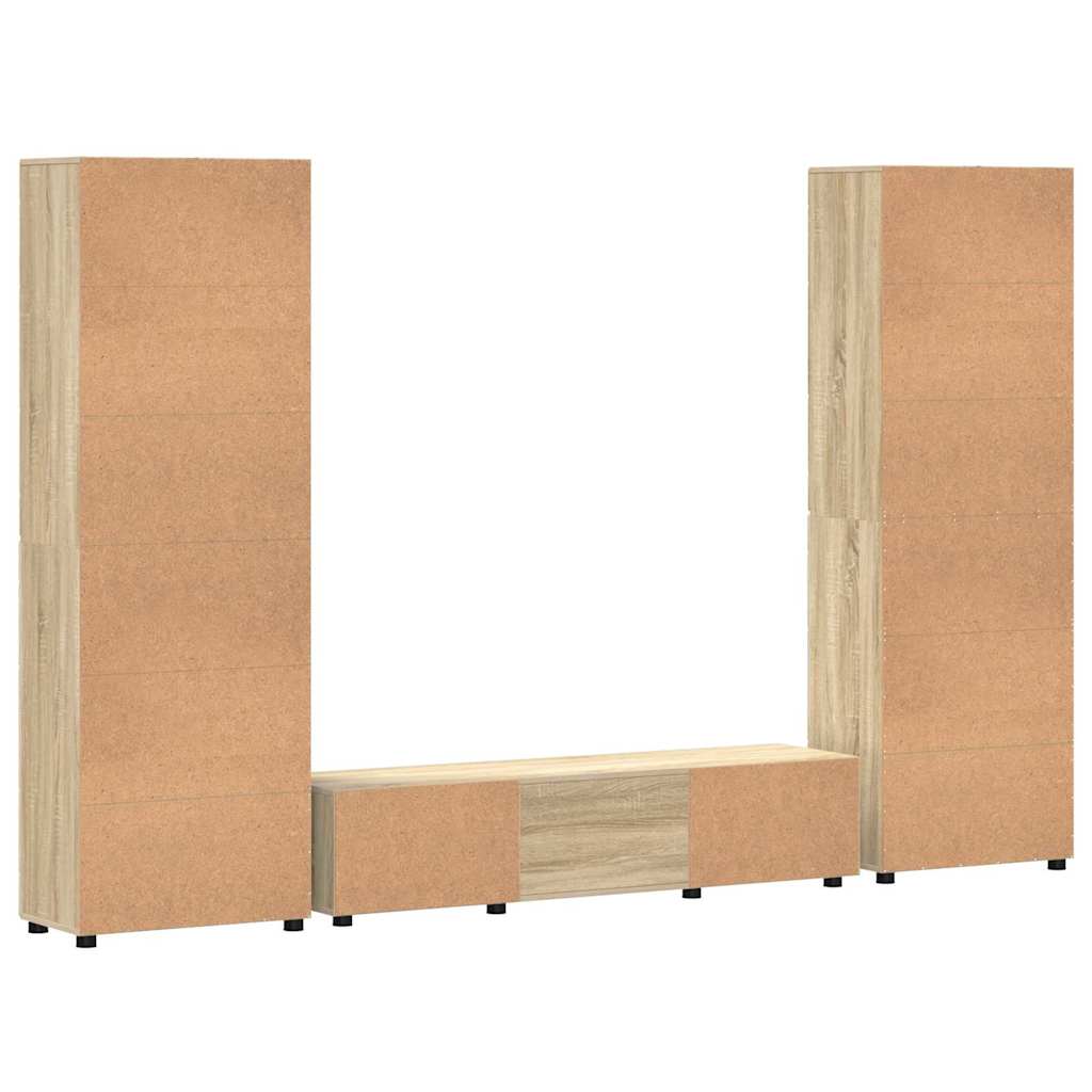 Komplet TV omaric s predalom Sonoma hrast Konstruiran les - slika 9