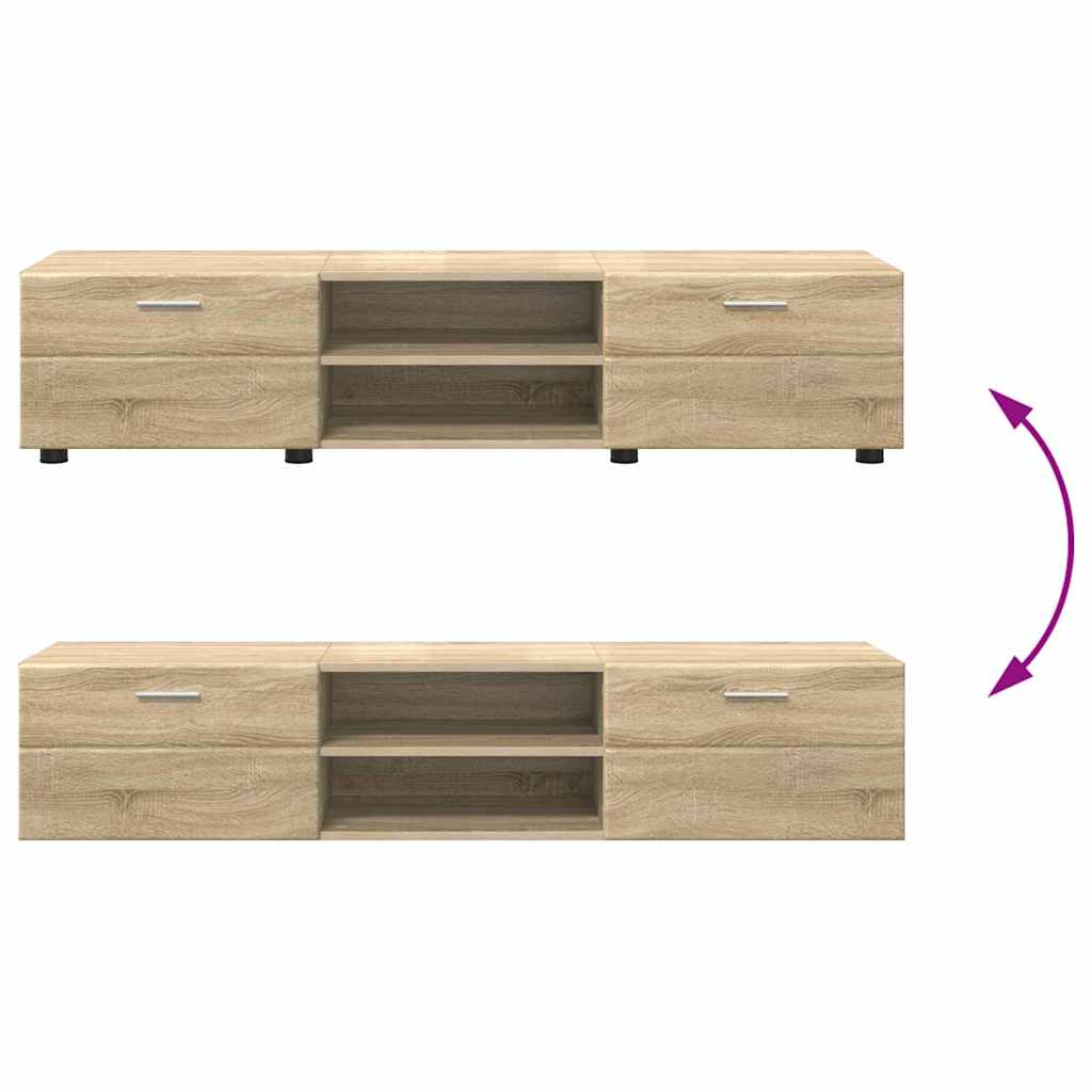 Komplet TV omaric s predalom Sonoma hrast Konstruiran les - slika 12