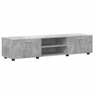 Sestava TV skříněk FLORIN Betonově šedá kompozitní dřevo - obrázek 6