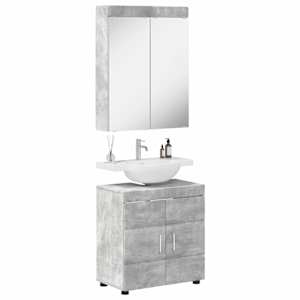 Sada koupelnového nábytku TULUM 2 pcs Betonově šedá - obrázek 3