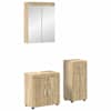vidaXL Vannitoa m&ouml;&ouml;bleset TULUM 3 tk Sonoma tamm 60 x 34 x 63 cm