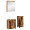 vidaXL Vannitoa m&ouml;&ouml;bleset TULUM 3 tk Vana puit 60 x 34 x 63 cm