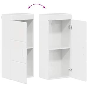 Sada koupelnového nábytku TULUM 4 pcs Vysoce lesklá bílá - obrázek 11