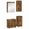 vidaXL Vannitoa m&ouml;&ouml;bleset TULUM 4 tk Suitsetatud tamm 60 x 34 x 63 cm