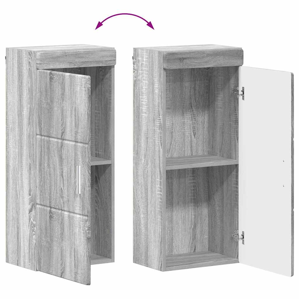 Sada koupelnového nábytku TULUM 5 pcs Šedá Sonoma - obrázek 14