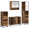 vidaXL Vannitoa m&ouml;&ouml;bleset 4 tk Vana puit 80 x 33 x 60 cm Tehispuit