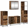 vidaXL Vannitoa m&ouml;&ouml;bleset 4 tk Vana puit 80 x 33 x 60 cm Tehispuit