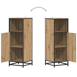 Sada koupelnového nábytku 3 pcs Artisanový dub kompozitní dřevo - obrázek 13