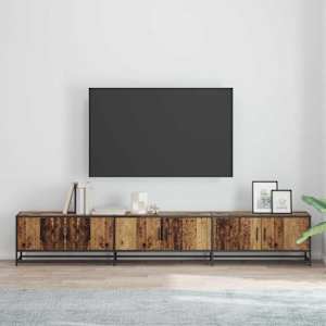 TV jednotky 2 pcs Staré dřevo 240 x 35 x 41 cm Kompozitní dřevo - obrázek 1