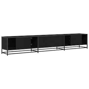 TV jednotky 2 pcs Černý dub 240 x 35 x 41 cm Kompozitní dřevo - obrázek 8