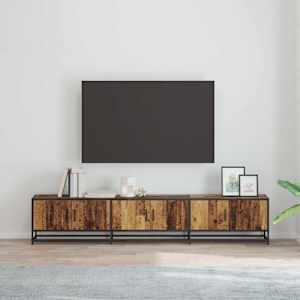 TV jednotky 2 pcs Staré dřevo 210 x 35 x 41 cm Kompozitní dřevo - obrázek 1