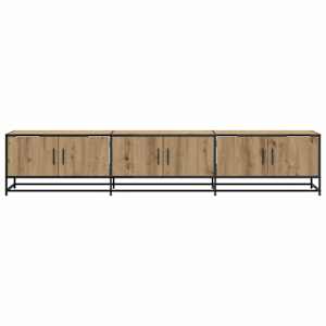 TV jednotky 2 pcs Artisanový dub 210 x 35 x 41 cm - obrázek 6
