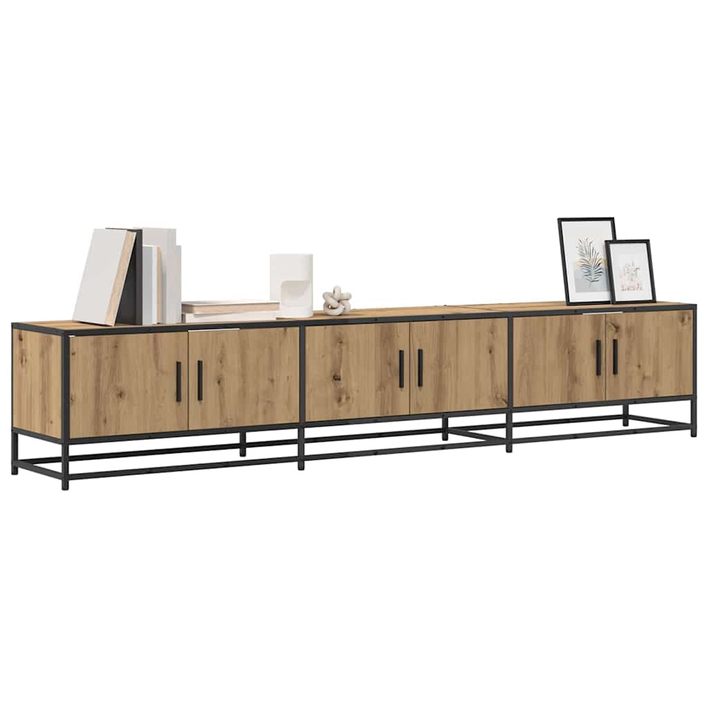vidaXL TV-kast artisanaal eikenkleurig 210 x 35 x 41 cm Bewerkt hout