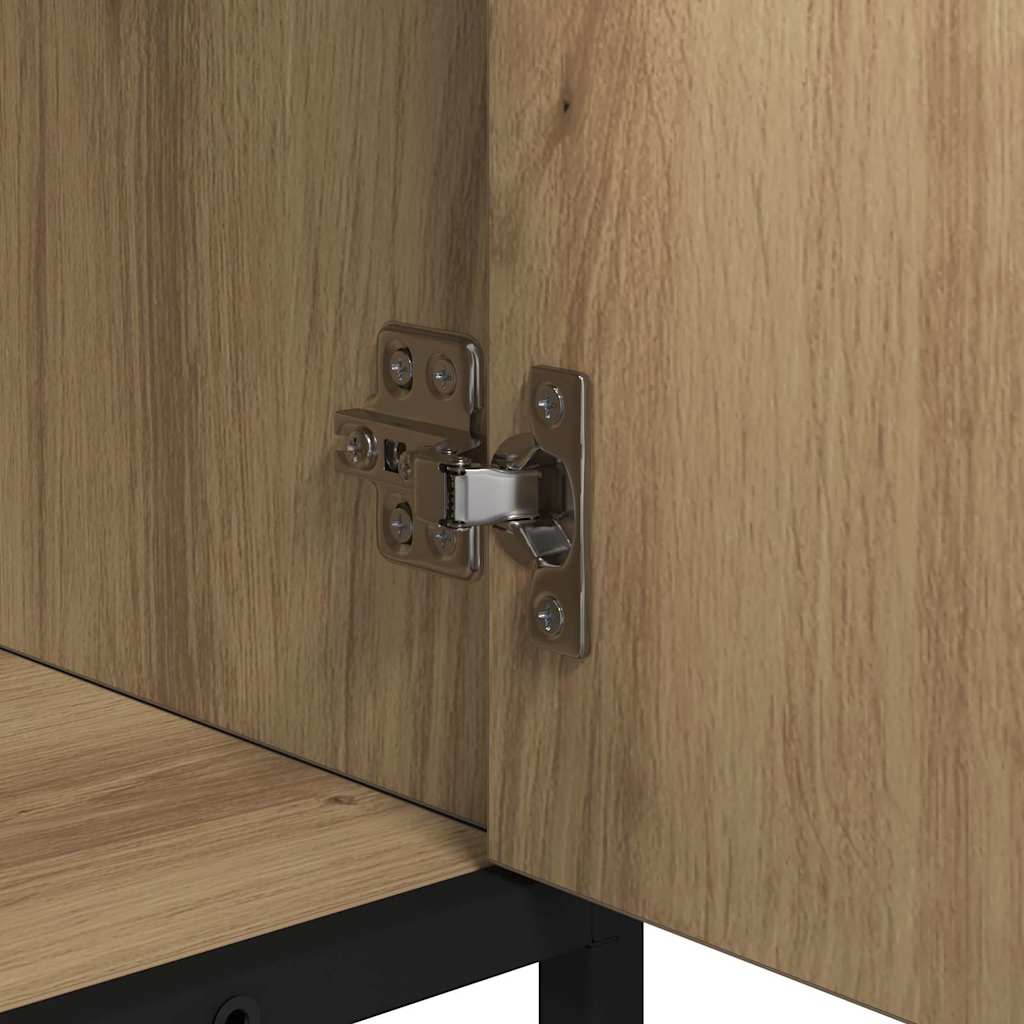 Sada koupelnového nábytku 2 pcs Artisanový dub kompozitní dřevo - obrázek 11